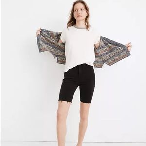 Madewell Roadtripper Biker Shorts in Lunar Wash